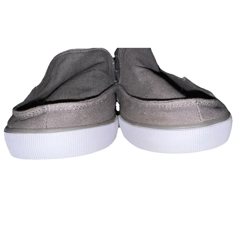 Sanuk Sideline Slip On Comfort Shoes Beachy Surfer Gray Men's 9 EU 42